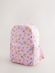 Cath Kidston Pink Charmed Foldaway Backpack - Image 1 of 8