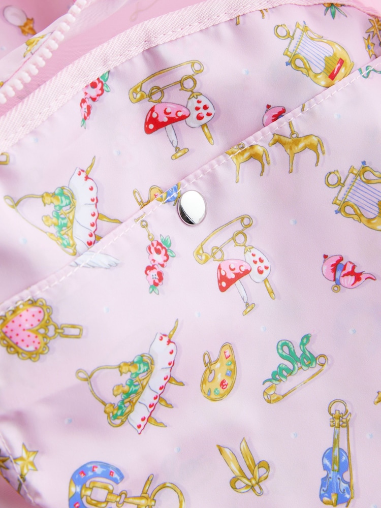 Cath Kidston Pink Charmed Foldaway Backpack - Image 8 of 8