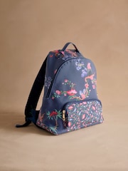 Cath Kidston Navy Birds Curve Backpack - Image 1 of 3