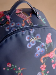 Cath Kidston Navy Birds Curve Backpack - Image 2 of 3