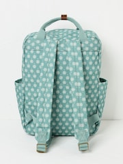 FatFace Green Haze Geometric Canvas Rucksack - Image 2 of 2