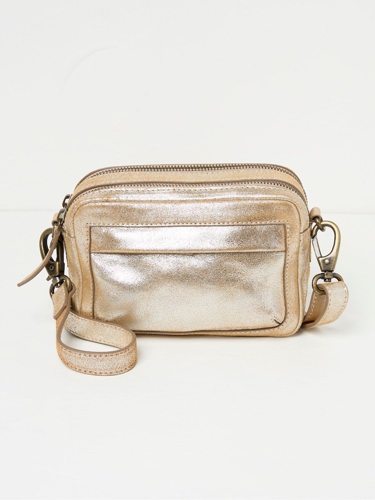 FatFace Bronze Small Cross-Body Bag - Image 1 of 2 FatFace Bronze Small Cross-Body Bag - Image 1 of 2