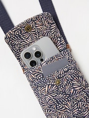 FatFace Navy Blue Canvas Phone Bag - Image 3 of 3