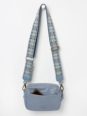 FatFace Oslo Blue Camera Bag with Ornate Strap - Image 2 of 2