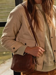 FatFace Tan Brown Small Cross-Body Bag - Image 3 of 3