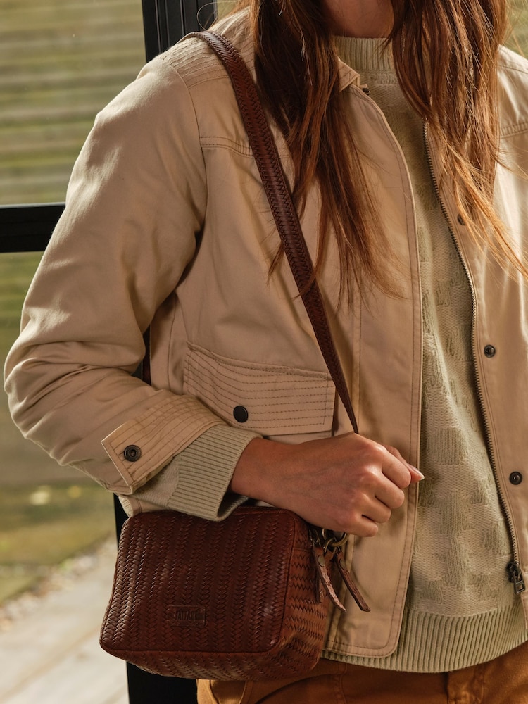FatFace Tan Brown Small Cross-Body Bag - Image 3 of 3