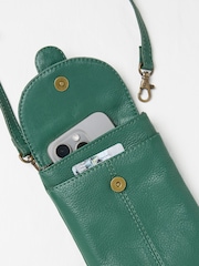 FatFace Bright Green Clara Phone Bag - Image 2 of 3