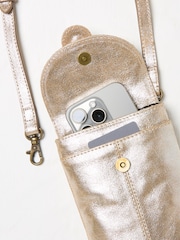 FatFace Clara Bronze Phone Bag - Image 2 of 4