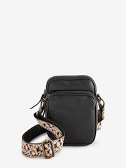 FatFace Black Large Phone Bag - Image 3 of 3