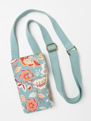 FatFace Green Haze Canvas Phone Bag - Image 1 of 2