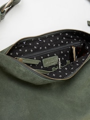 FatFace Khaki Green Oversized Half Moon Bag - Image 2 of 2