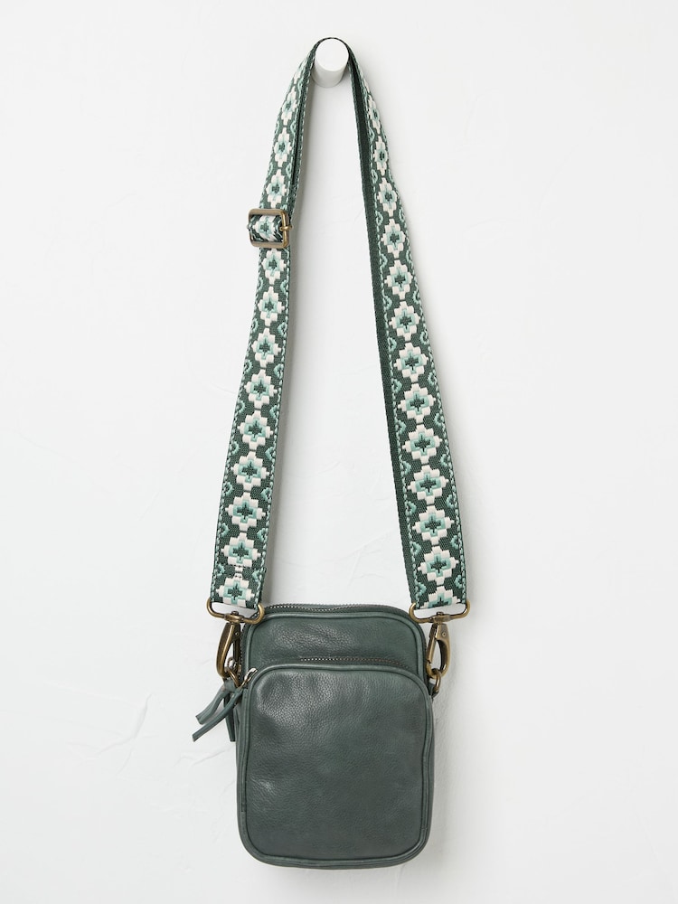 FatFace Teal Blue Large Phone Bag - Image 1 of 2