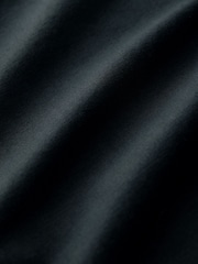 Black Cotton Linen Blend Long Sleeve Shirt - Image 9 of 9