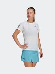 adidas White Tennis Club T-Shirt - Image 4 of 8