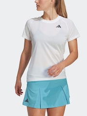 adidas White Tennis Club T-Shirt - Image 5 of 8