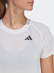 adidas White Tennis Club T-Shirt - Image 6 of 8