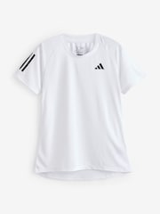adidas White Tennis Club T-Shirt - Image 8 of 8