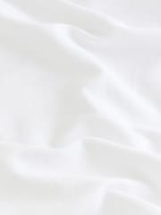 White Cotton Linen Blend Long Sleeve Shirt - Image 7 of 8