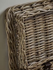 Cox & Cox Natural Rectangle Rattan Laundry Basket - Image 2 of 3