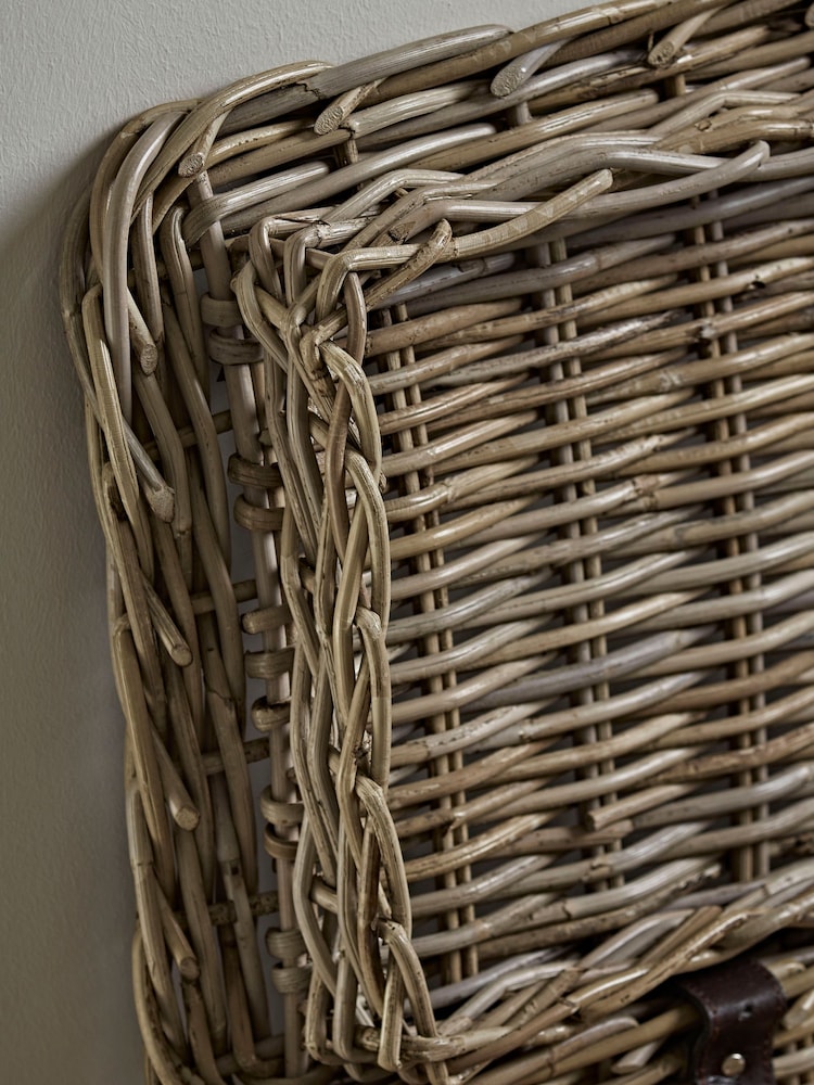 Cox & Cox Natural Rectangle Rattan Laundry Basket - Image 2 of 3