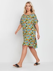 Yours Curve Black Easy Tunic Dress - Image 1 of 5