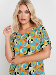 Yours Curve Black Easy Tunic Dress - Image 4 of 5
