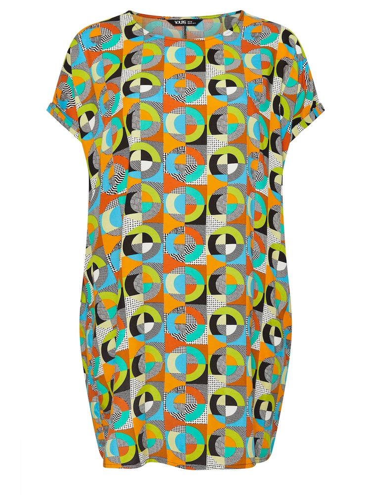 Yours Curve Black Easy Tunic Dress - Image 5 of 5
