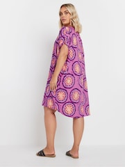 Yours Curve Purple Easy Tunic Dress - Image 2 of 5