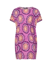 Yours Curve Purple Easy Tunic Dress - Image 5 of 5