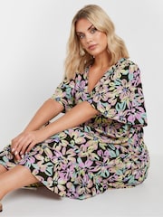 Vestido amplio con mangas de ángel de Yours Curve - Imagen 1 de 6