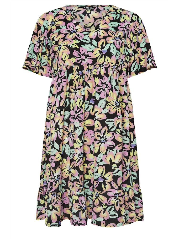 Vestido amplio con mangas de ángel de Yours Curve - Imagen 6 de 6