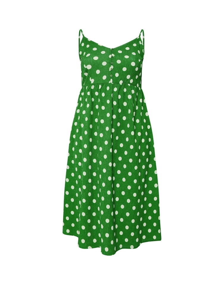 Yours Curve Green Structured Sundress - Image 6 of 6