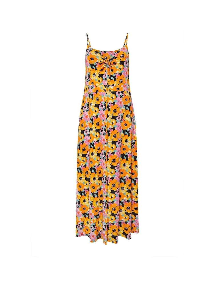 Yours Curve Black Floral Print Maxi Dress - Image 5 of 5