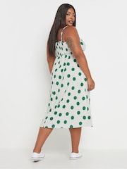 Yours Curve White Structured Sundress - Image 3 of 5