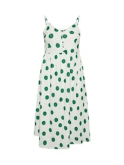 Yours Curve White Structured Sundress - Image 5 of 5