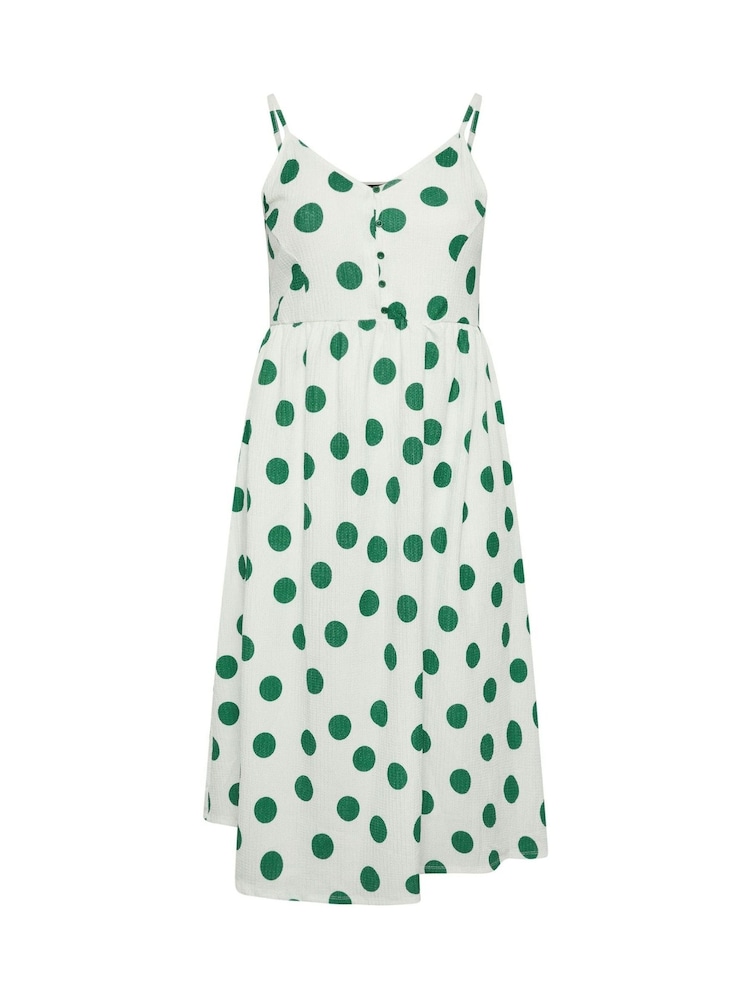 Yours Curve White Structured Sundress - Image 5 of 5