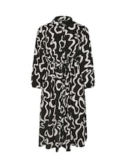 Yours Curve Black Long Sleeve Shirt Dress - Image 6 of 6