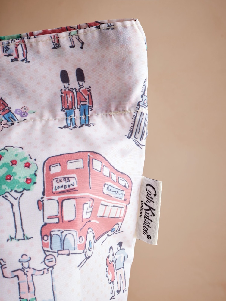 Cath Kidston Ecru Lovely London Large Foldaway Tote Bag - Image 2 of 4