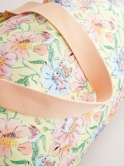 Cath Kidston Yellow Bunnies Floral Print Large Foldaway Tote Bag - Image 4 of 7