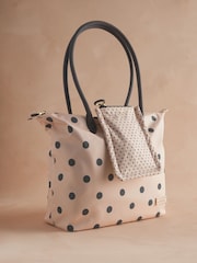 Cath Kidston Pink Spot Medium Tote Bag - Image 1 of 5
