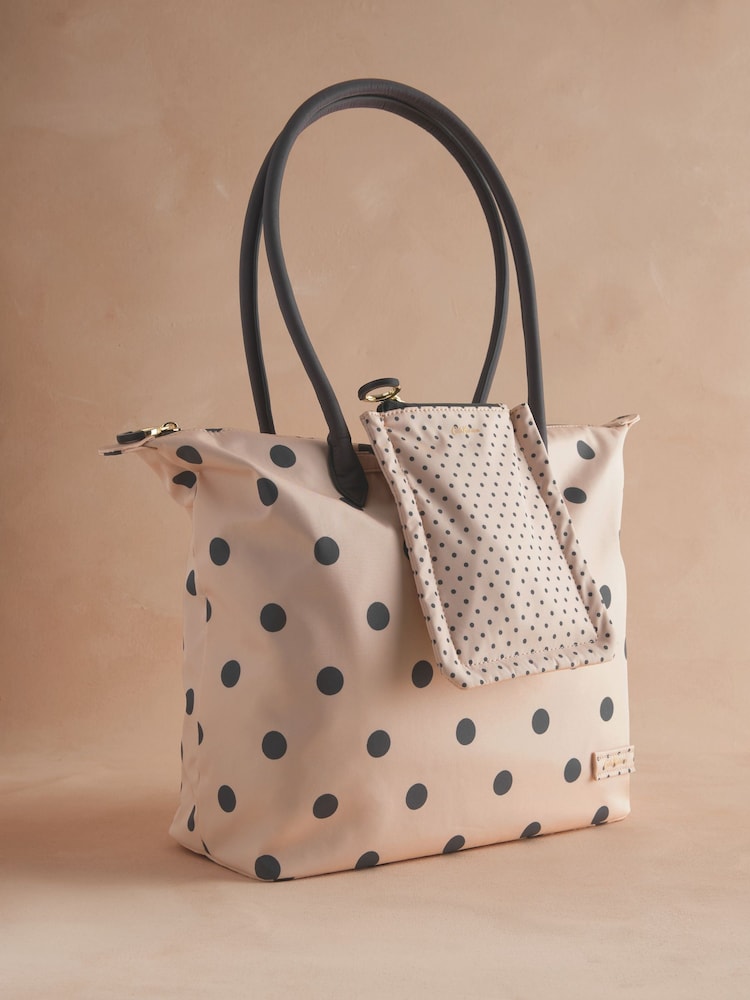 Cath Kidston Pink Spot Medium Tote Bag - Image 1 of 5