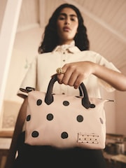 Cath Kidston Pink Spot Mini Cross Body Tote Bag - Image 4 of 8