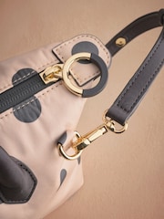 Cath Kidston Pink Spot Mini Cross Body Tote Bag - Image 7 of 8