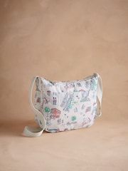 Cath Kidston Ecru Lovely London Foldaway Crossbody Bag - Image 1 of 4
