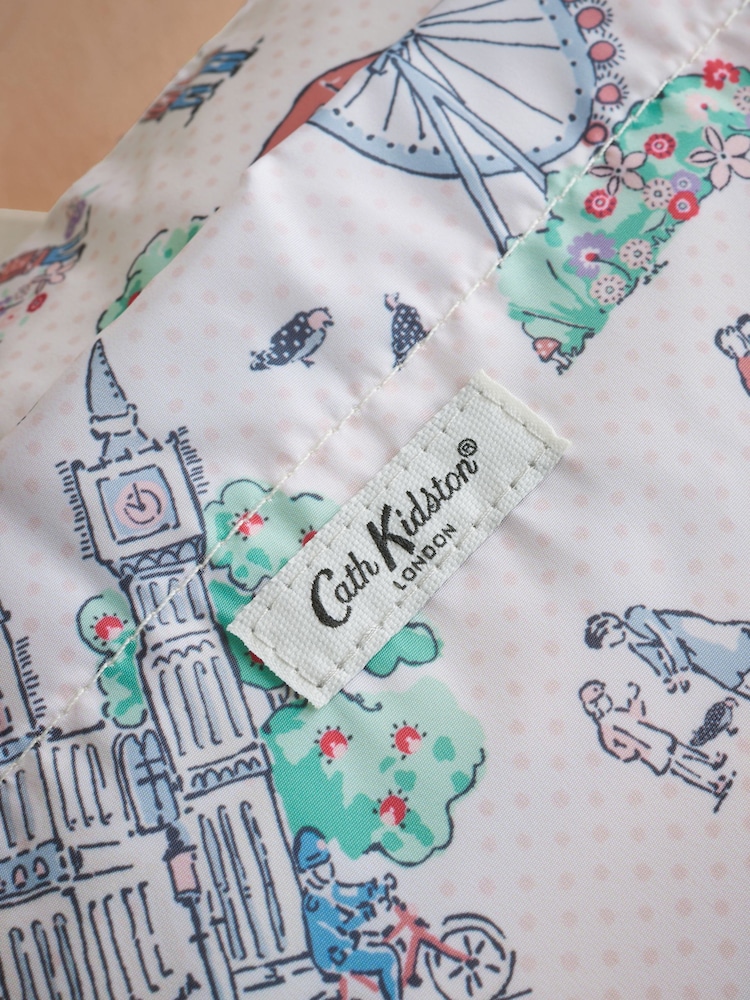 Cath Kidston Ecru Lovely London Foldaway Crossbody Bag - Image 4 of 4