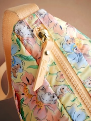 Cath Kidston Yellow Bunnies Floral Foldaway Cross Body Bag - Image 4 of 4
