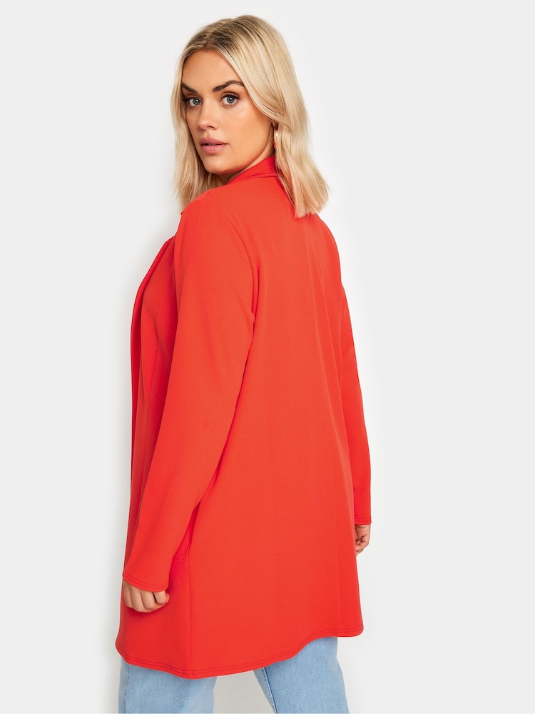 Yours Curve Orange Blazer - Image 3 of 5