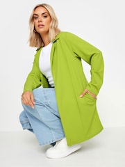 Yours Curve Green Blazer - Image 1 of 5