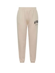 Yours Curve Natural Appliqué Cuffed Joggers - Image 6 of 6