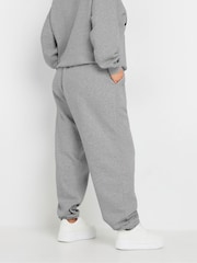 Yours Curve Grey Appliqué Cuffed Joggers - Image 3 of 5